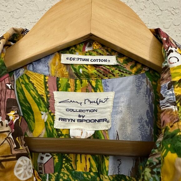 Vintage REYN SPOONER Guy Buffet Youthville Hawaiian Short Sleeve Shirt - Picture 5 of 8